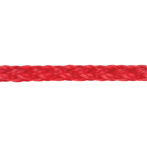 Corde rouge tress&eacute;e, Polypropyl&egrave;ne, 500' Seagulf Marine Industries Inc.