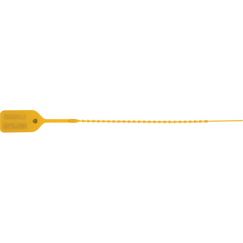 Standard-Duty Security Seal, 9", Plastic, Pull-Through Seagulf Marine Industries Inc.