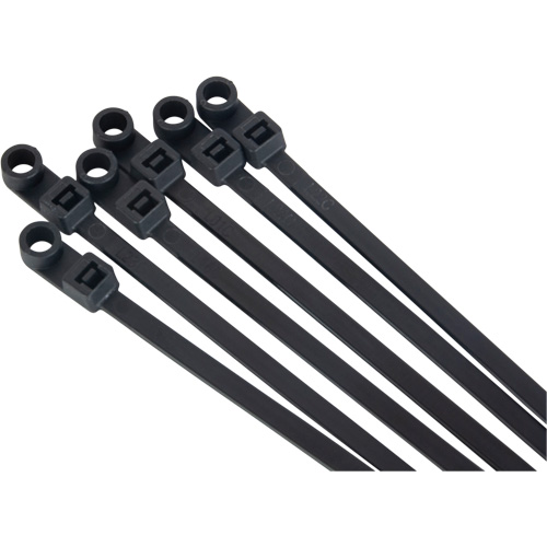 Attache-c&acirc;ble &agrave; visser, Longueur 8", R&eacute;sistance &agrave; la traction 50 lb, Noir Seagulf Marine Industries Inc.