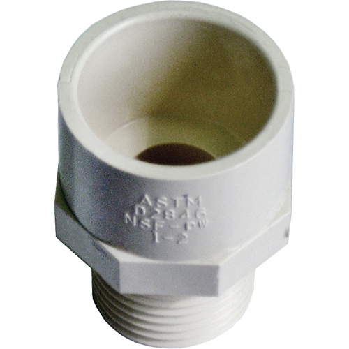 Adaptateur r&eacute;ducteur m&acirc;le, Noeud x MPT, 1/2" x 3/4" dia., PVC-C Seagulf Marine Industries Inc.