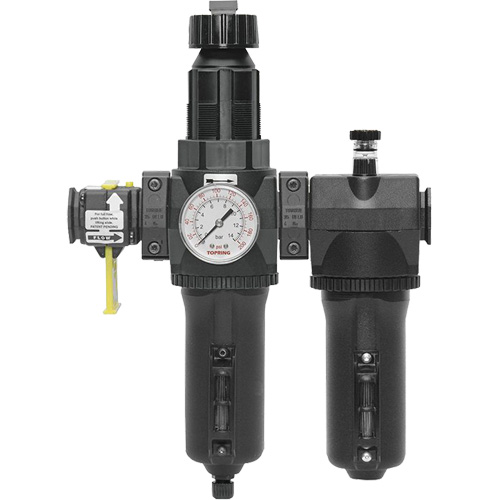 Automatic Drain Filter, Regulator & Lubricator with Metal Bowl & Gauge Modulair 400, 3/4" NPT Seagulf Marine Industries Inc.