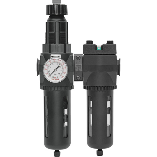 Filtre/d&eacute;tendeur & filtre coalescent Modulair 400 avec bol standard & drain manuel, 3/4" NPTF, 150 psi, Capacit&eacute; de 9,13 oz liq. Seagulf Marine Industries Inc.