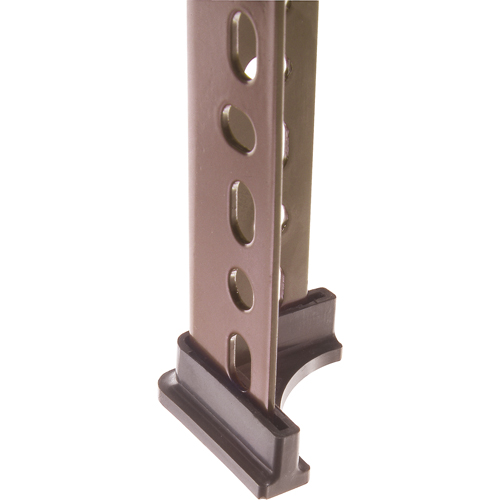 Accessoires pour corni&egrave;res perfor&eacute;es - Pied en plastique (montant simple) Seagulf Marine Industries Inc.