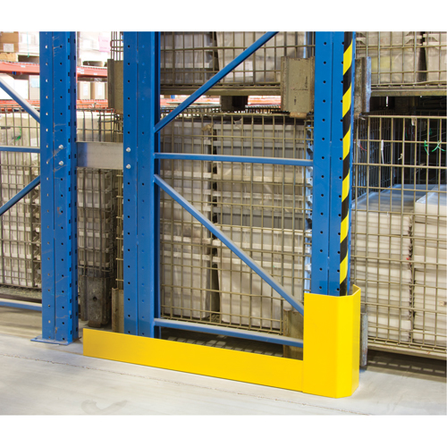 Racking Aisle Protectors, 3" W x 56" L x 16" H, Safety Yellow Seagulf Marine Industries Inc.