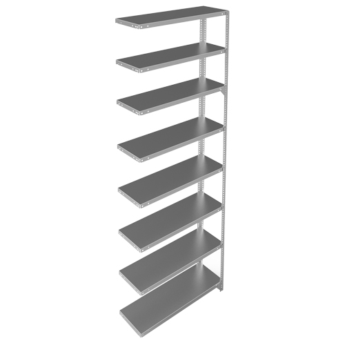&eacute;l&eacute;ment de rayonnage, Acier galvanis&eacute;, Montant &agrave; fente, Capacit&eacute; 400 lb, 36" la x 96" h x 12" p Seagulf Marine Industries Inc.