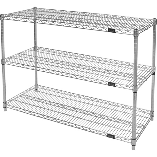 &eacute;tag&egrave;res robustes en treillis chromat&eacute;, Tiers 3, 36" la x 33" h x 24" p Seagulf Marine Industries Inc.
