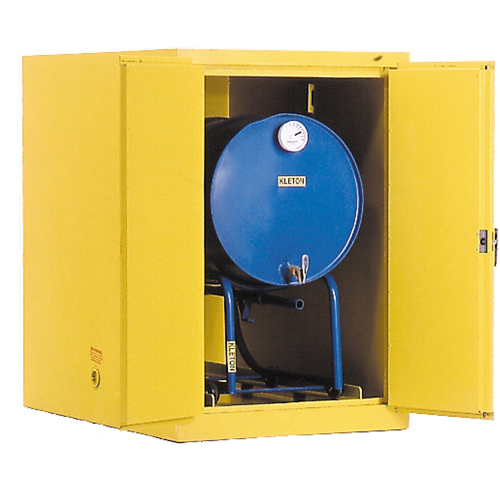 Armoires de s&eacute;curit&eacute; pour barils, Capacit&eacute; de 400 lb, Jaune Seagulf Marine Industries Inc.
