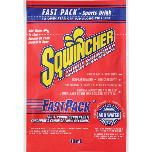 Sqwincher&reg; Rehydration Drink Fast Pack&reg;, Single Serve, Fruit Punch Seagulf Marine Industries Inc.