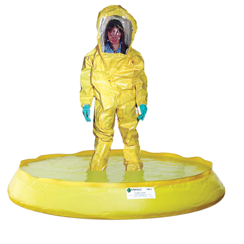 HazMat Pool With Drain, 74" dia., 100 US gal. Capacity Seagulf Marine Industries Inc.