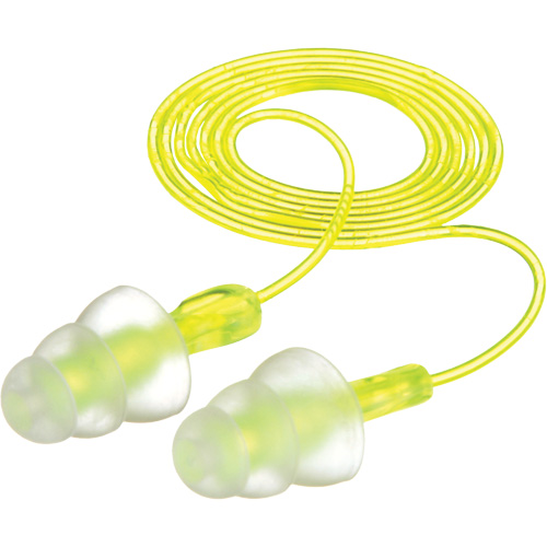 Bouchons d'oreilles r&eacute;utilisables &agrave; trois brides E-A-R, Avec cordon, Vrac - Sac en poly, 26 dB NRR, Taille unique Seagulf Marine Industries Inc.