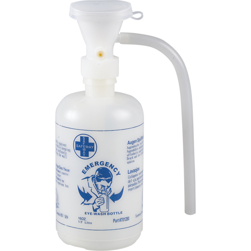 Accessoires pour poste de douche oculaire - Gouttes ophtalmiques, bouteille vide Seagulf Marine Industries Inc.