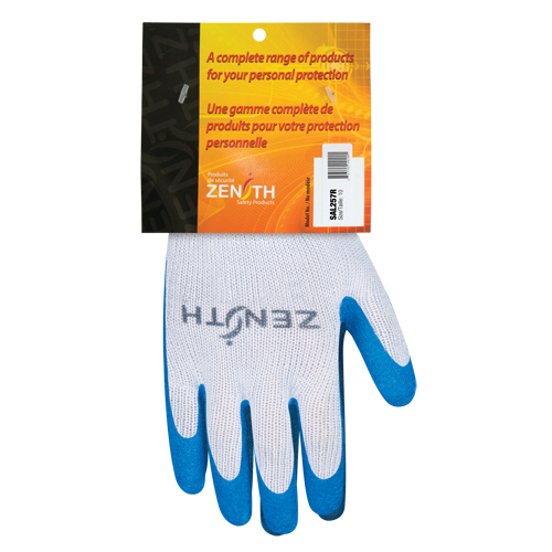 Gants enduits tricot&eacute; sans couture en caoutchouc naturel, 10, R&ecirc;vetement Latex de caoutchouc, Calibre 10, Enveloppe en Polyester/Coton Seagulf Marine Industries Inc.