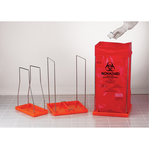 Clavies&reg; Bag Holders, Bio-Hazard, 14" L x 14" W Seagulf Marine Industries Inc.