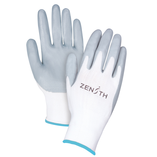 Lightweight Breathable Coated Gloves, 10/X-Large, Foam Nitrile Coating, 13 Gauge, Polyester Shell Seagulf Marine Industries Inc.