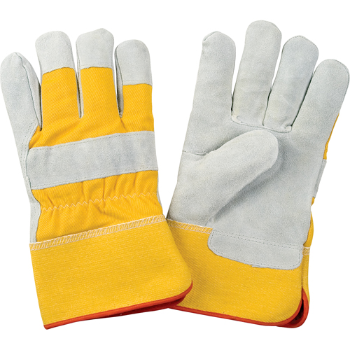 Gants d'ajusteur doubl&eacute;s pour l'hiver de premi&egrave;re qualit&eacute;, 2T-Grand, Paume en Cuir de vache refendu, Doublure en Molleton de mousse Seagulf Marine Industries Inc.