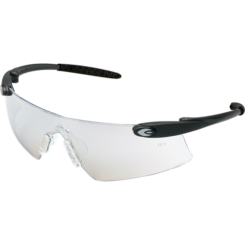 LUNETTES,DESPERADO,MONTNOIR CLR,I/O LENT MIROIR, Lentille Miroir int&eacute;rieur/ext&eacute;rieur, Anti-&eacute;gratignures, ANSI Z87+/R&eacute;pond ou surpasse la norme CSA Z94.3 Seagulf Marine Industries Inc.
