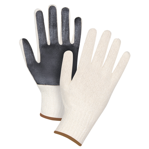 Gants en tricot &agrave; paume enduite, Poly/coton, Un c&ocirc;t&eacute;, Calibre 7, Grand Seagulf Marine Industries Inc.