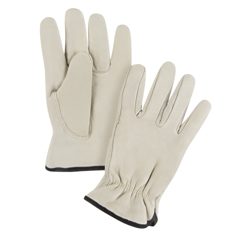 Gants de conducteur doubl&eacute;s pour l'hiver d'usage standard, 2T-Grand, Paume en Cuir fleur de vache, Molleton Seagulf Marine Industries Inc.