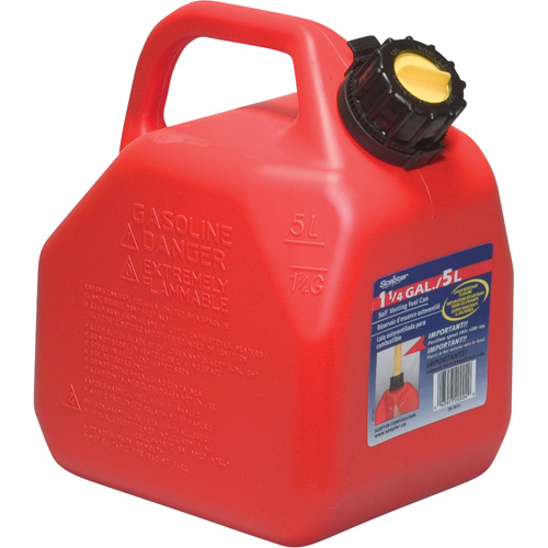 Jerry Cans, 1.25 US gal./5 L, Red, CSA Compliant/ULC Seagulf Marine Industries Inc.