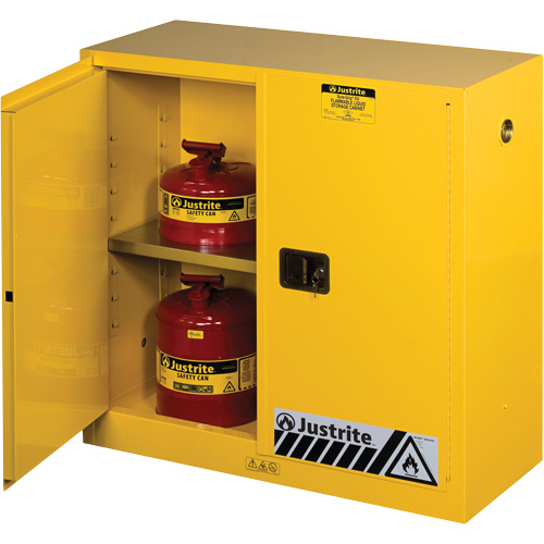 Armoires Sure-Grip EX pour produits inflammables, 30 gal., 2 Porte(s), 43" La x 44" h x 18" p Seagulf Marine Industries Inc.