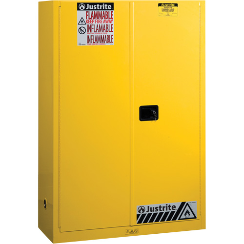 Sure-Grip&reg; Ex Flammable Storage Cabinets, 45 gal., 2 Door, 43" W x 65" H x 18" D Seagulf Marine Industries Inc.