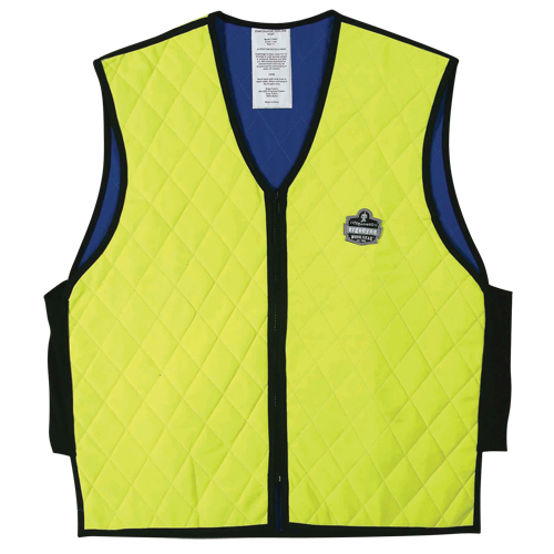 Vestes refroidissantes &agrave; &eacute;vaporation humide Chill-Its 6665, Moyen, Jaune lime haute visibilit&eacute; Seagulf Marine Industries Inc.