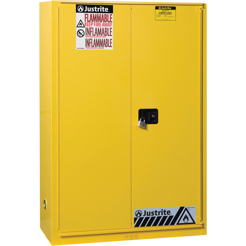 Sure-Grip&reg; Ex Flammable Storage Cabinets, 45 gal., 1 Door, 43" W x 65" H x 18" D Seagulf Marine Industries Inc.