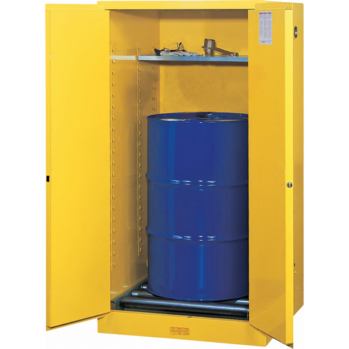 Armoires Sure-Grip EX pour entreposage de barils &agrave; la verticale, Capacit&eacute; de 55 gal. US, Jaune Seagulf Marine Industries Inc.