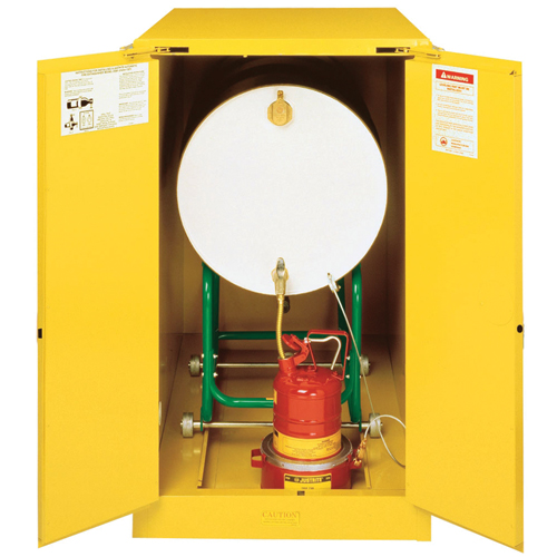 Armoires Sure-Grip EX pour entreposage de barils &agrave; l'horizontale, Capacit&eacute; de 55 gal. US, Jaune Seagulf Marine Industries Inc.