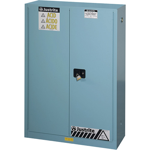 Armoires de s&eacute;curit&eacute; pour acides & produits corrosifs avec doublure ChemCor, 45 gal., 43" x 65" x 18" Seagulf Marine Industries Inc.