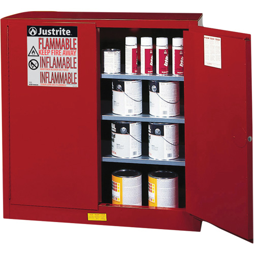 Sure-Grip&reg; EX Combustibles Safety Cabinet for Paint and Ink, 40 gal., 3 Shelves Seagulf Marine Industries Inc.