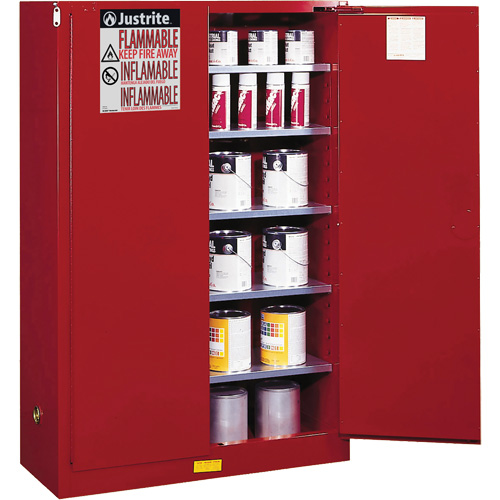 Sure-Grip&reg; EX Combustibles Safety Cabinet for Paint and Ink, 60 gal., 5 Shelves Seagulf Marine Industries Inc.