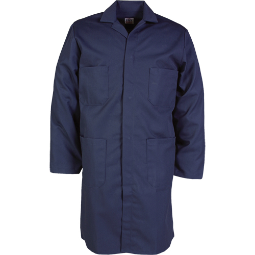 Lab Coat, Poly-Cotton, 46, Navy Blue Seagulf Marine Industries Inc.