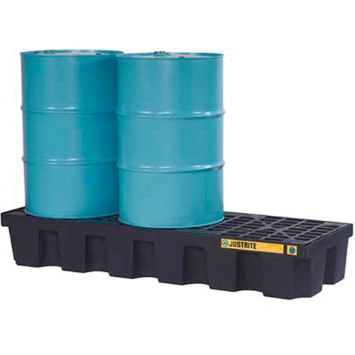 Palettes pour contr&ocirc;le des d&eacute;versements EcoPolyBlend sans drain, Capacit&eacute; de d&eacute;versement 75 gal. US, 73" x 25" x 11,6" Seagulf Marine Industries Inc.
