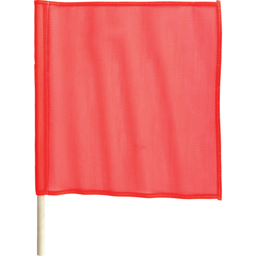 Traffic Safety Flags, Mesh, With Handle Seagulf Marine Industries Inc.