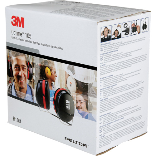 Peltor Optime 105 Series Earmuffs, Neckband, 29 NRR dB Seagulf Marine Industries Inc.