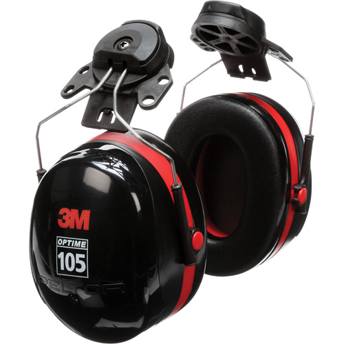 Peltor Optime 105 Series Earmuffs, Cap Mount, 27 NRR dB Seagulf Marine Industries Inc.