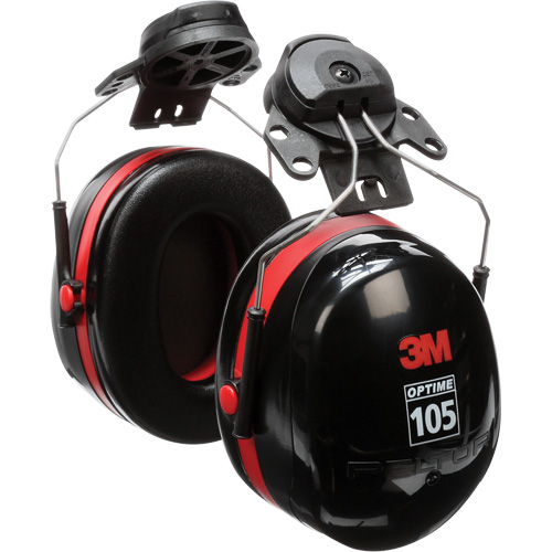 Peltor Optime 105 Series Earmuffs, Cap Mount, 27 NRR dB Seagulf Marine Industries Inc.