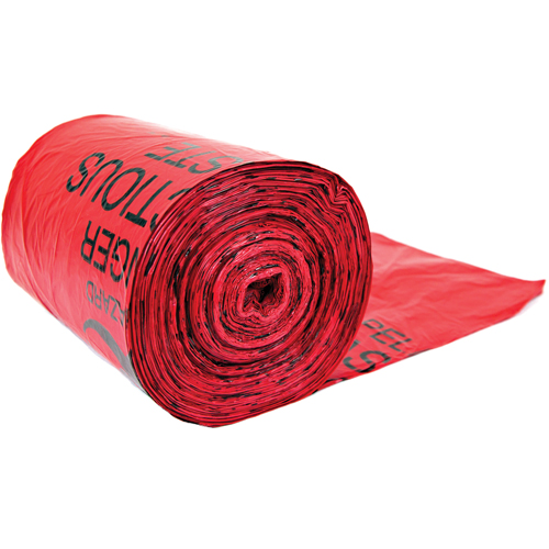 Hazardous Waste Bags, Bio-Hazard, 24" L x 33" W, 56.8 L (15 Gal.) Capacity Seagulf Marine Industries Inc.