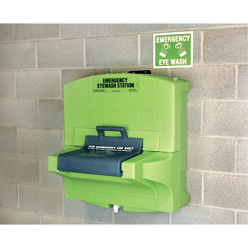 Poste de douche oculaire Fendall Pure Flow 1000, Aliment&eacute; par gravit&eacute;, Capacit&eacute; 7 gal., Conformit&eacute; ANSI Z358.1 Seagulf Marine Industries Inc.