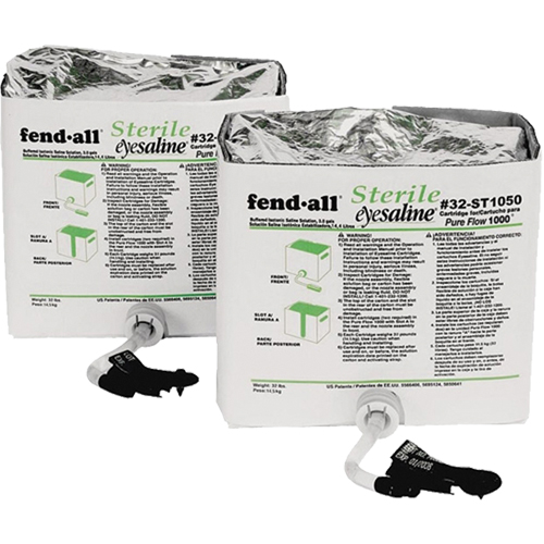 Cartouches de liquide pour poste de douche oculaire Fendall Pure Flow 1000, 1120 oz Seagulf Marine Industries Inc.