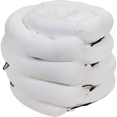 Premium Sorbent Boom, Oil Only, 10' L x 5" W, 35 Gal. Absorbancy, 4 /Pack Seagulf Marine Industries Inc.