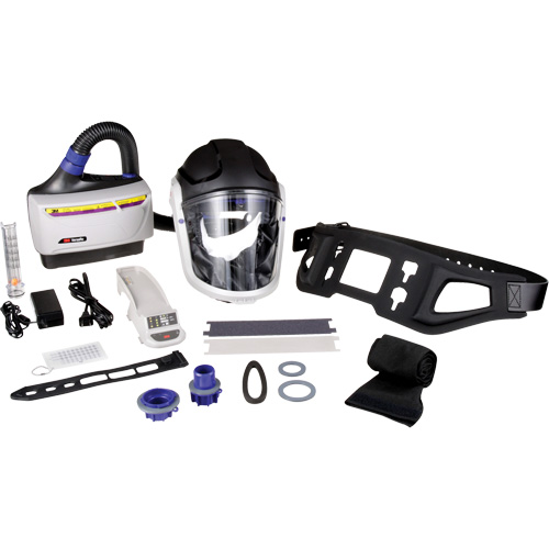 Versaflo Powered Air Purifying Respirator TR-600 Heavy Industrial Kit, Hard Hat & Faceshield, Lithium-Ion Battery Seagulf Marine Industries Inc.