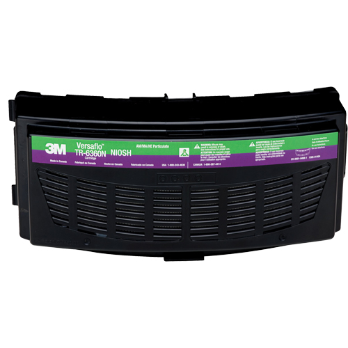 Cartouche pour appareils de protection respiratoire (APR) &agrave; &eacute;puration d'air motoris&eacute; Versaflo, Ammoniac/M&eacute;thylamine, Paquet de 1 Seagulf Marine Industries Inc.