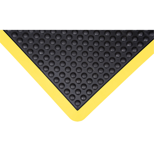 Anti-Fatigue Dome Matting, Bubbled, 2' x 3' x 1/2", Black, Rubber Seagulf Marine Industries Inc.