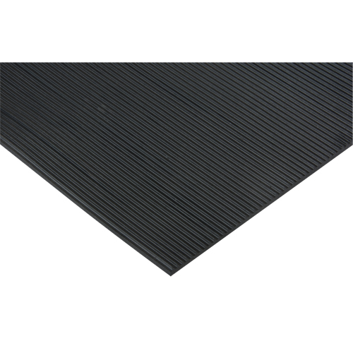 Tapis &agrave; canal &eacute;troit, Couloir, 3' x 12'6" x 1/8", Noir Seagulf Marine Industries Inc.
