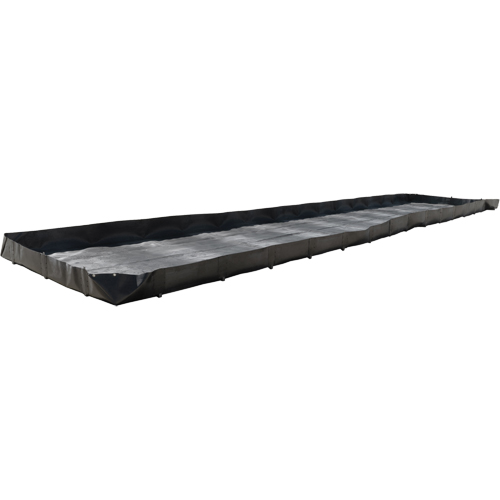 Berme pour r&eacute;servoir de fracturation, Capacit&eacute; 3740 gal. US, 50' la x 10' lo x 12" h, Support en L Seagulf Marine Industries Inc.