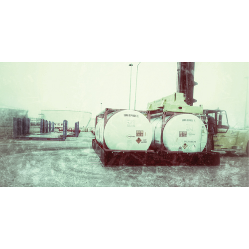 Berme pour r&eacute;servoir simple ISO, Capacit&eacute; 3590 gal., 24' la x 10' lo x 24" h, Support en L Seagulf Marine Industries Inc.