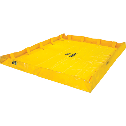 Berme de confinement Lite QuickBerm , Capacit&eacute; 398 gal. US, 8' la x 10' lo x 8" h, Support &agrave; encliqueter Seagulf Marine Industries Inc.