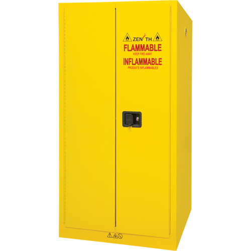 Flammable Storage Cabinet, 60 gal., 2 Door, 34" W x 65" H x 34" D Seagulf Marine Industries Inc.